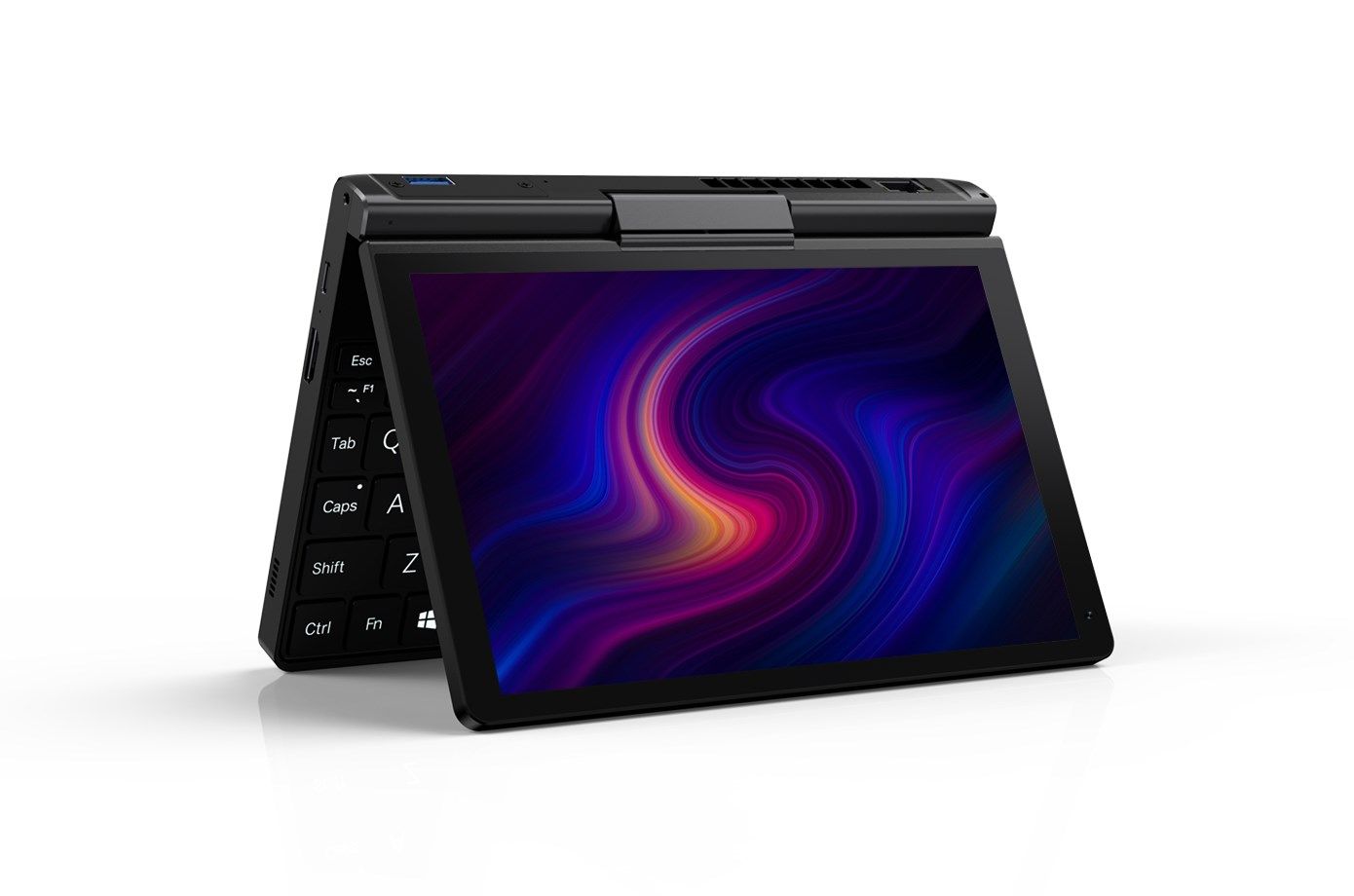 GPD Pocket 3K1 laptop i3-1125G4/8  WUXGA (1920x1200) Touchscreen IPS/x360/LAN/16GB/SSD 512GB/BT/BLKB/FPR/x360/Win 11 Graphite