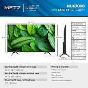 LED TV 4K 43 (108cm) METZ 43MUF7000Z