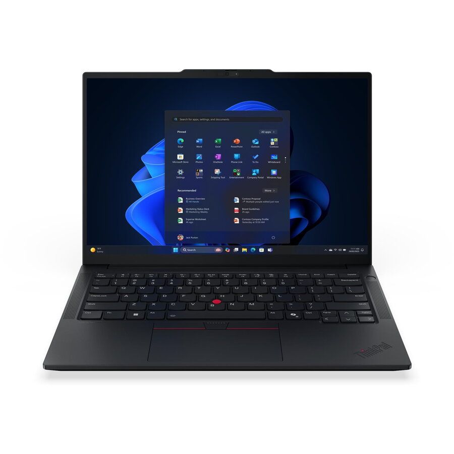 Laptop Lenovo ThinkPad E14 G7 21SXS0RC00, 14 inch 1920 x 1200, Intel 255H (16 C / 26 T, 2.5 GHz - 5.1 GHz, 24 MB cache, 28 W), 16 GB RAM, 512 GB SSD, Intel Graphics, Fara sistem de operare