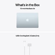 MacBook Air 15.3  Retina/Apple M5 (CPU 10-core, GPU 10-core, NeuralEngine16-core)/24GB/512GB - Sky Blue - US English KB (No Adapter)  - 2026 (CTO from MDVQ4RO/A)
