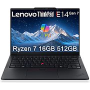Laptop Lenovo ThinkPad E14 Gen 7 21SX0058RI, 14 inch 1920 x 1200, Intel 225U (12 C / 14 T, 1.5 GHz - 4.8 GHz), 32 GB DDR5, 1 TB SSD, Intel Graphics, Fara sistem de operare