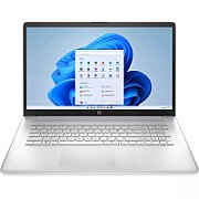 Laptop HP 17-cp2007ny 97X20EA, 17.3 inch 1920 x 1080, AMD Ryzen 5 7520U (4 C / 8 T, 2.8 GHz - 4.3 GHz, 2 MB Cache L24 MB Cache L3 cache), 8 GB DDR4, 512 GB SSD, AMD Radeon Graphics, Windows 11, Tastatura English, Argintiu