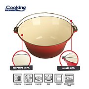 CEAUN DIN FONTA EMAILATA, 54X23 CM, 30 L, COOKING BY HEINNER