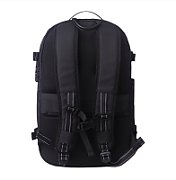 Lemontti Rucsac Smart Premium cu Vacuum si pompa vid 5 capete inclusa, 30-60L pentru cabina avion, impermeabil, doua mufe incarcare USB: USB-A si Type-C, extensie suplimentara, sistem antifurt, Negru