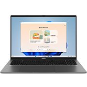 Laptop Asus Vivobook S 16 S3607VA-RP168, 16 inch 1920 x 1200 pixeli, Intel 240H (10 C / 16 T, 5.20 GHz, 24 MB Smart Cache cache), 16 GB DDR5, 1 TB SSD, Intel Graphics, Fara sistem de operare, Tastatura English, Gri