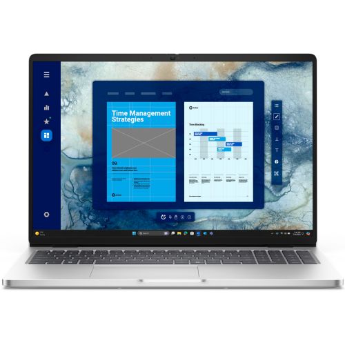 Laptop pentru business Dell Pro 16, cu procesor Intel Core Ultra 5 235U vPro, 16'' FHD+ IPS Non-Touch, 16GB DDR5 5600MT/s, 1TB SSD, Intel Integrated Graphics