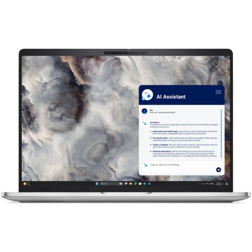 Laptop pentru business DELL Pro 16 Plus, cu procesor Intel Core Ultra 5 235U vPro, 16'' Non-Touch FHD+ (400 nits) Anti-Glare, 16GB DDR5, 512GB SSD, Intel Integrated Graphics, fr sistem de operare