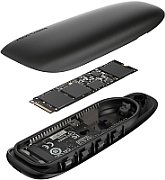 Rack extern SSD ASUS COBBLE ESD-A1A/BLK/G/AS, pana la 4 TB, USB Type-C, M.2, Negru, 90DD02R0-M09000