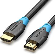 Cablu video Vention, HDMI (T) la HDMI (T), 0.75m, rezolutie 4K la 60Hz, conectori auriti, negru-albastru,  AACBE  (timbru verde 0.08 lei) - 6922794732636