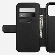 NOMAD Modern Leather Folio - skórzane etui do iPhone 17 Pro Max kompatybilne z MagSafe (english tan-c) [go]