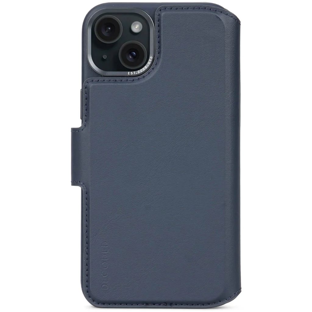 Decoded Leather Detachable Wallet - skórzana obudowa ochronna do iPhone 17 Pro Max kompatybilna z MagSafe (navy shadow)