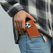 Mujjo Leather Case - etui skórzane do iPhone 17 Pro Max kompatybilne z MagSafe (bronze red)