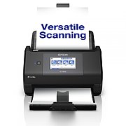 EPSON WORKFORCE ES-590W A4 SCANNER, Format A4, Scanner CIS, Sursa lumina LED, Rezolutie: 600 x 600 DPI, Senzor ultrasonic, Touchscreen 10.9cm, Viteza scanare: 45ppm, Capacitate : 100 coli, Volum zilnic:5000 pagini, Duplex single pass, Interfata: USB, WI-FI, LAN, Dimensiuni: 296‎ x 169 x 167 mm