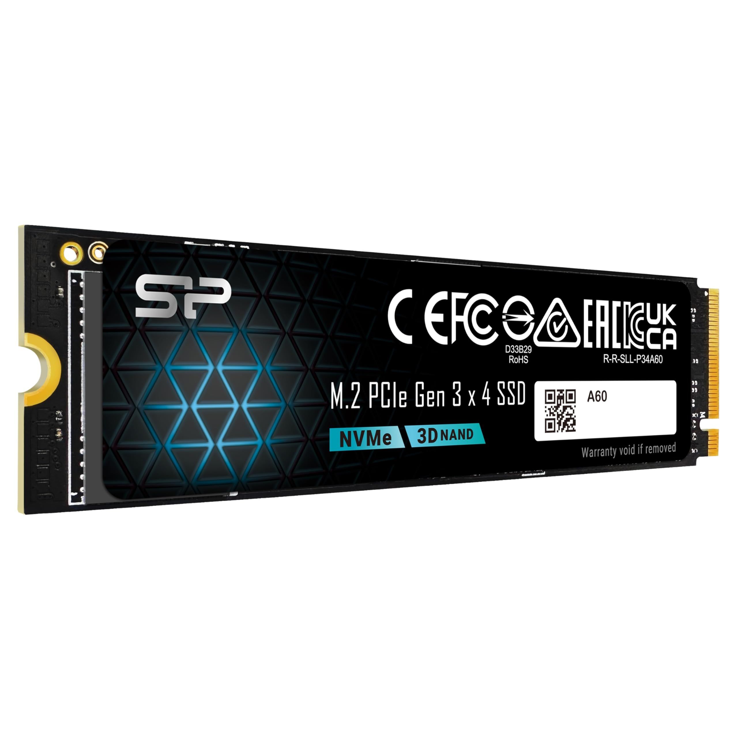 SSD Silicon Power A60 128GB M.2 PCIe NVMe Gen3x4