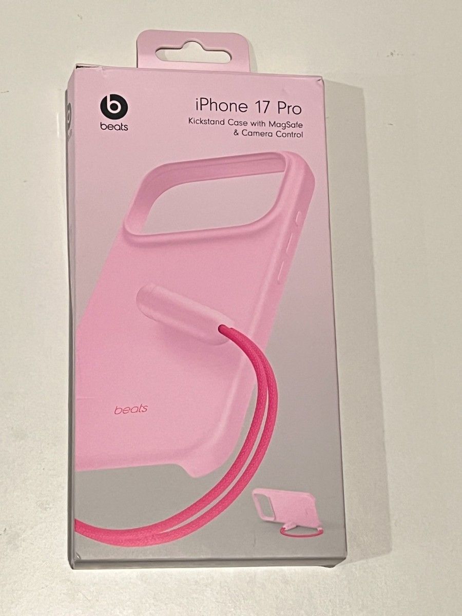 Beats iPhone 17 Pro Kickstand Case with MagSafe and Camera Control - Pebble Pink
