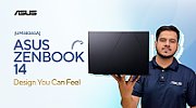 ASUS Zenbook 14 UM3406GA-QD013W Ryzen AI 5 430 14.0 WUXGA 60Hz 300nits AG 16GB LPDDR5X SSD512 Radeon Graphics WLAN+BT Cam720p 75WHrs Win11 Aluminum Jade Black