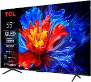 Televizor TCL QLED 55P81K, 139 cm, Smart Google TV, 4K