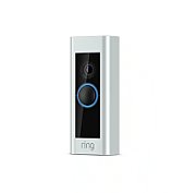Sonerie inteligentă Ring, Alexa, video HD, microfon și difuzor integrate, Argintie, cu fir