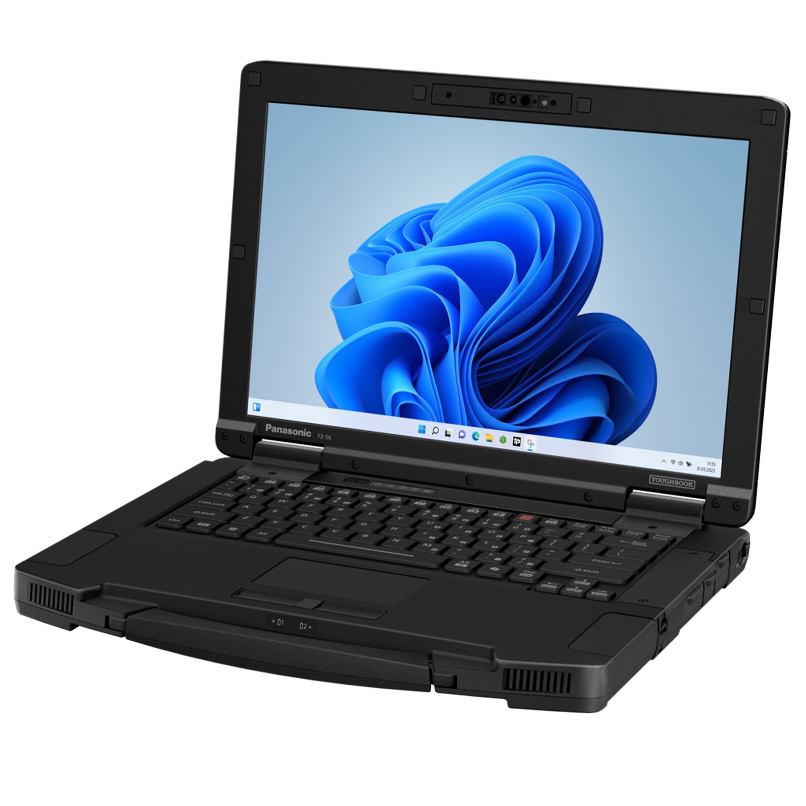 Panasonic TOUGHBOOK 56, 35.5cm (14''), QWERTZ (DE), USB, BT, Ethernet, Wi-Fi 7, 4G, SSD, Win. 11 Pro