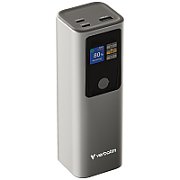 Power Bank Verbatim 27.000mAh Charge'n'Go GreyUSB-C1/C2 PD up to 140W 3.1USB-A QC 3.0 18W
