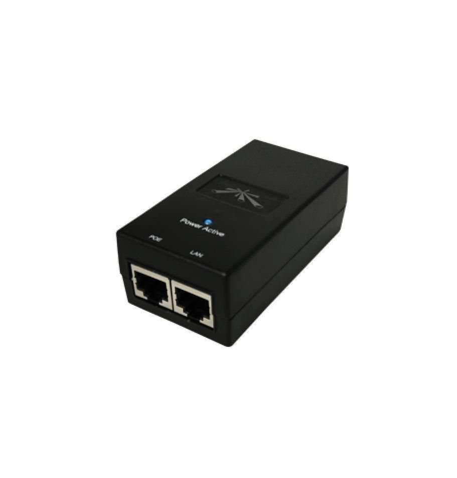 Ubiquiti POE Injector, POE-24-12W-G; 24 Volt; 1* GbE LAN; 2* Ethernet port LAN (RJ-45); Voltage: 90-260V; Power over Ethernet (PoE) Suport._2