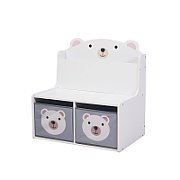 Bancuta cu spatiu de depozitare jucarii si carti Bear, U-Grow