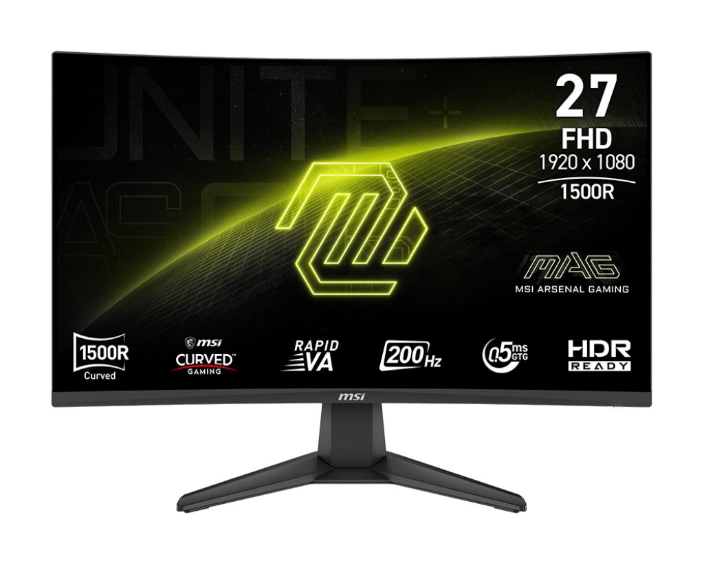Monitor MSI 27  MAG 276CF E20 Rapid VA FHD 200Hz 2xHDMI DP