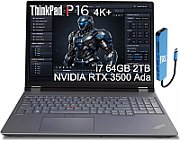 Laptop Lenovo ThinkPad P16 Gen 3, 16  WUXGA (1920x1200) IPS 500nits Anti-glare, 100% sRGB, 60Hz, Low Power, Eyesafe®, TÜV Low Blue Light, Intel Core™ Ultra 7 265HX, 20C (8P + 12E) / 20T, Max Turbo up to 5.3GHz, 30MB Intel® Smart Cache, video NVIDIA® RTX PRO 3000 Blackwell Generation 12GB GDDR7