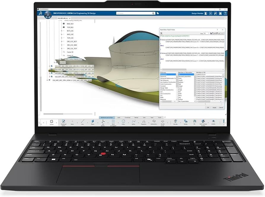 Laptop Lenovo ThinkPad P16s Gen 4 (Intel), 16  WUXGA (1920x1200) IPS 400nits Anti-glare, 45% NTSC, 60Hz, TÜV Low Blue Light, Intel Core™ Ultra 5 225H, 14C (4P + 8E + 2LPE) / 14T, Max Turbo up to 4.9GHz, 18MB Intel® Smart Cache, video NVIDIA® RTX PRO 500 Blackwell Generation 6GB GDDR7 Laptop GPU, RAM