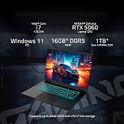 Notebook Gaming GIGABYTE A16, CTHI3EE894SD, 16 , RPL i7-13620H, NVIDIA GeForce RTX 5050 (GDDR7 8G), 16.0 FHD+ 165Hz, DDR5, WIFI6E, 1TB SSD