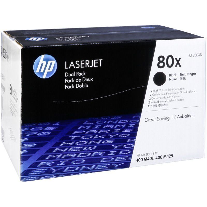 Toner HP LaserJet Pro 400 Serie CF280XD Black_3