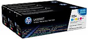 HP 125A 3-pack Cyan/Magenta/Yellow Original LaserJet Toner Cartridges_3