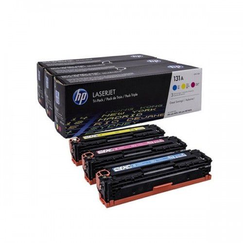 Toner HP LaserJet 131A U0SL1AM Color-Pack Tri-Pack Cyan/ Yellow/ Magenta_2