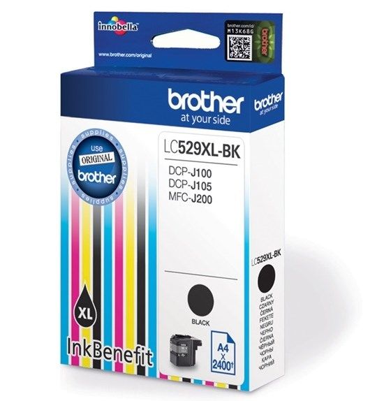 Brother  LC529XLBK Cartus negru pentru DCPJ100, DCPJ105, MFCJ200 - 2400 pagini_3