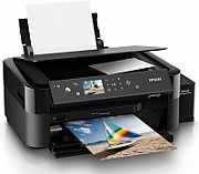 Multifunctional inkjet color CISS Epson L850, dimensiune A4 (Printare, Copiere, Scanare), viteza 37ppm alb-negru, 38ppm color, rezolutie 5760x1440 dpi, alimentare hartie 100 coli, scanner CIS rezolutie 1200x2400 dpi, Borderless print, CD/DVD print, display LCD color touchscreen 6,9cm, interfata: USB_1