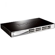 Switch D-Link DGS-1210-28P, 24 porturi 10 / 100 / 1000 MBs