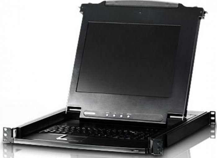 ATEN CL1000M-ATA-AG konsola KVM LCD 17 + keyboard + touchpad 19 1U_3