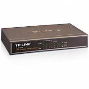 SWITCH PoE TP-LINK  8 porturi 10/100Mbps (4 PoE), IEEE 802.3af, carcasa metalica 