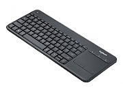 TASTATURA LOGITECH wireless, cu touchpad, black, 