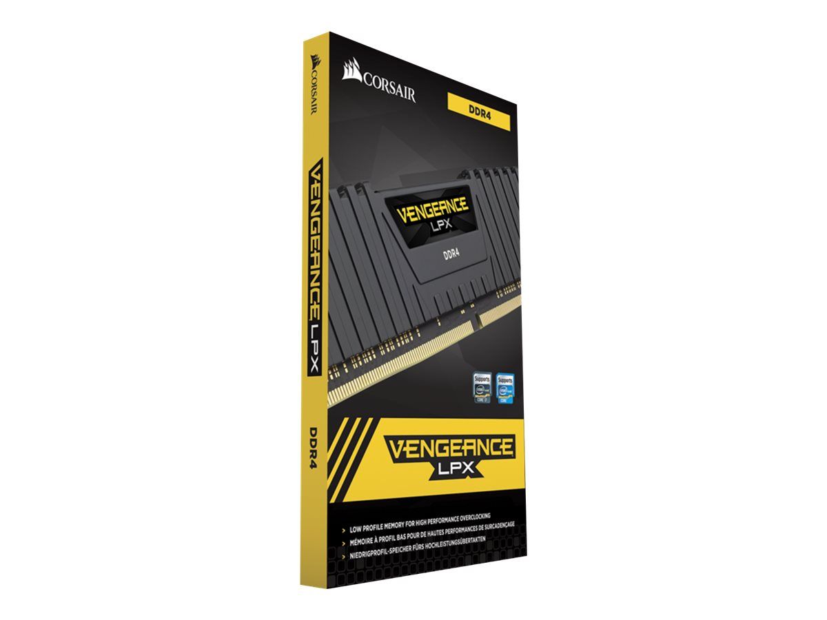 Memorii CORSAIR DDR4 16 GB, frecventa 2400 MHz, 8 GB x 2 module,  radiator, 