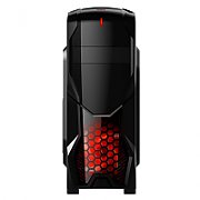 nJoy Carcasa Njoy Supernova, MiddleTower, fara sursa, black/red