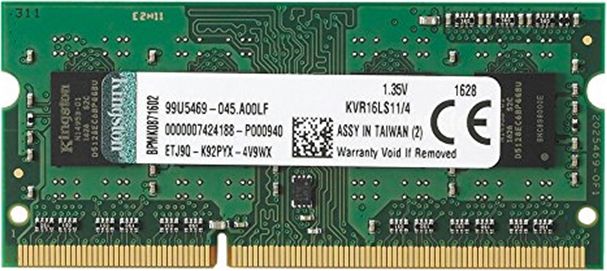 KINGSTON KCP3L16SD8/8 DDR3L SODIMM 8GB Kingston 1600MHz 1.35V branded_2