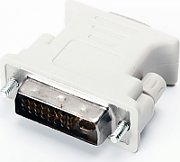 ADAPTOR video SPACER, DVI-I DL (T) la VGA (M), alb, 