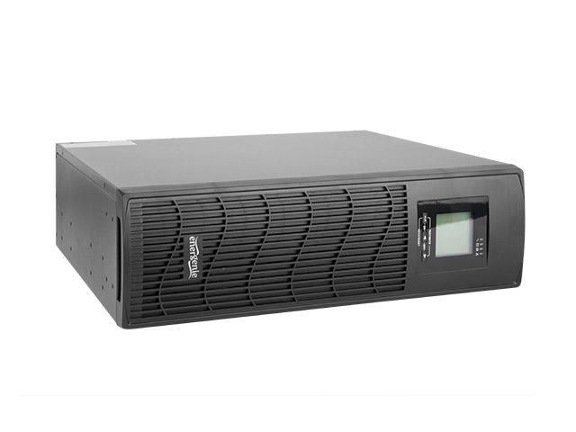 UPS Gembird EG-UPSRACK-13, 3000 VA, 1800 W, cu management, line-interactive, 1x Schuko, 6x C13, 1x C14, 12V/9Ah Sealed Lead-acid, LCD, Tower/Rack 3U, Negru 
